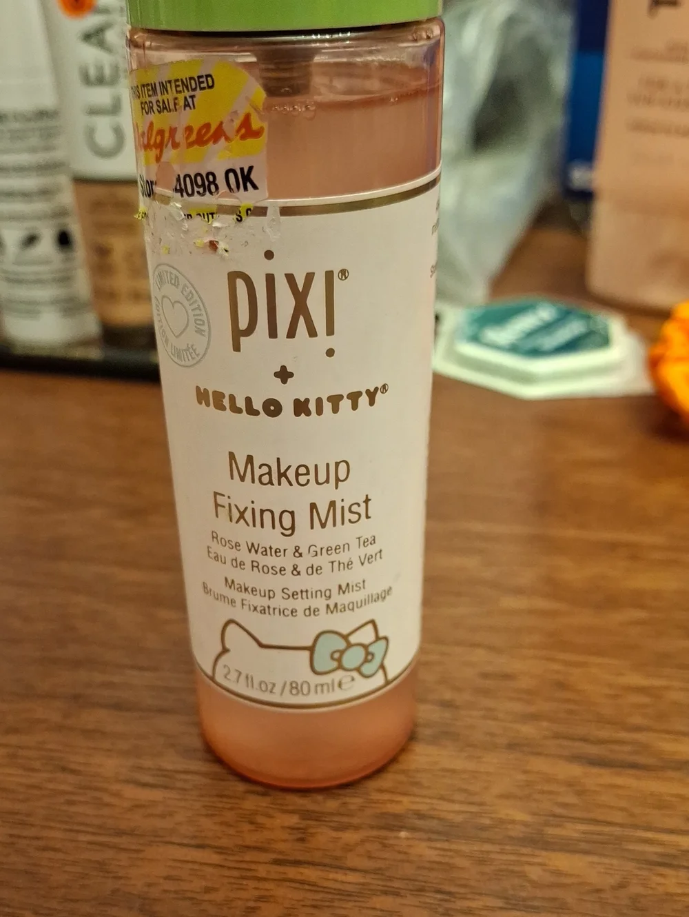 Hello Kitty Pixi Makeup Fixing Mist 80ml New